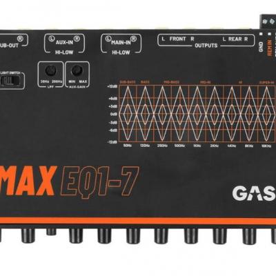 GAS MAX EQ1-7, égaliseur analogique 7 bandes