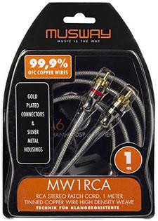 Connexion RCA 1 mètre Musway MW1RCA